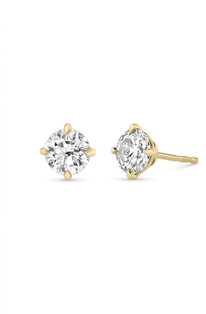 Diamond Stud Earrings
