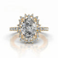 14K Gold 2 Carat Oval Cut Lab-Grown Diamond Ring, Color D, Clarity VS1, IGI Certified Stackable Light Luxury High-End Style, Daily Versatile Engagement & Proposal Diamond Ring