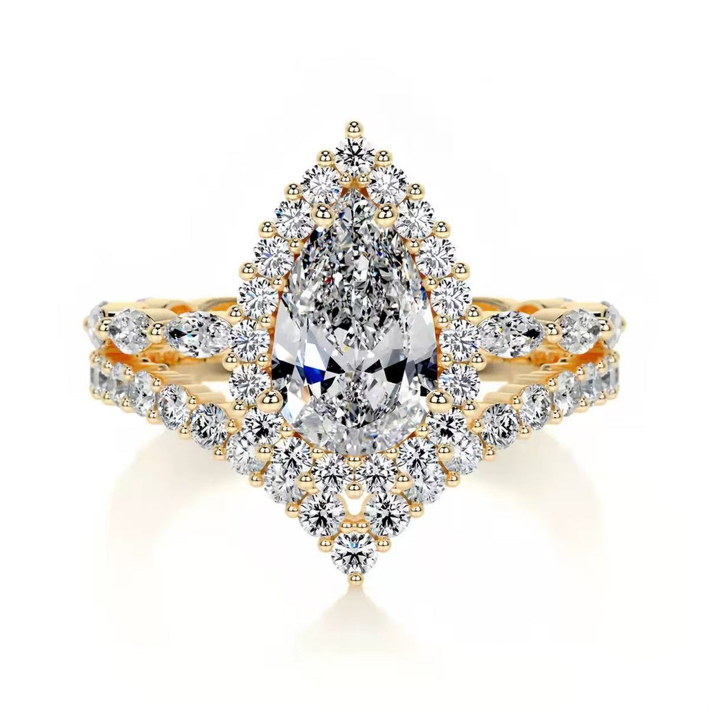 14K Gold 2 Carat Oval Cut Lab-Grown Diamond Ring, Color D, Clarity VS1, IGI Certified. Stackable Light Luxury Elegant Style, Daily Versatile Engagement & Proposal Diamond Ring