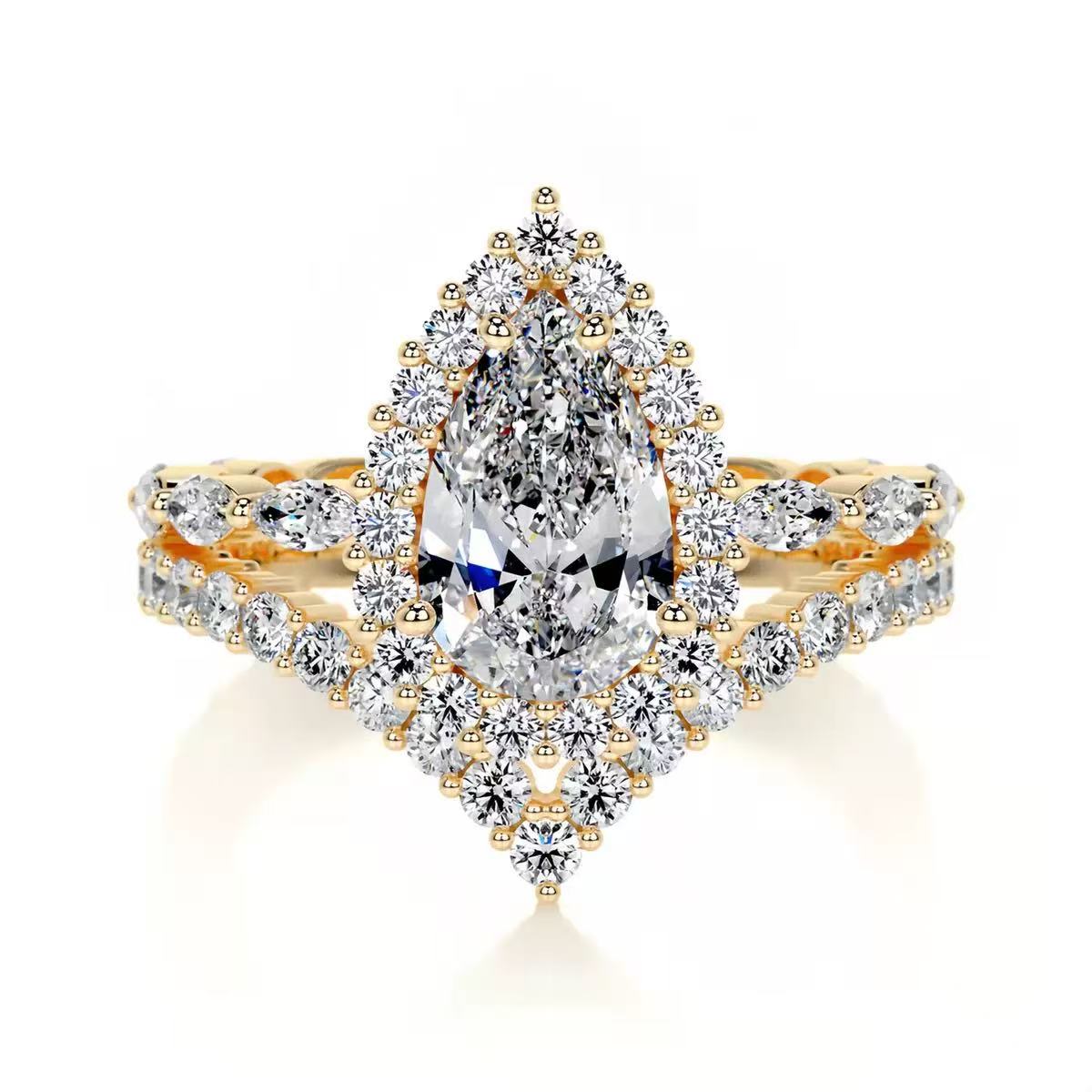 14K Gold 2 Carat Oval Cut Lab-Grown Diamond Ring, Color D, Clarity VS1, IGI Certified. Stackable Light Luxury Elegant Style, Daily Versatile Engagement & Proposal Diamond Ring