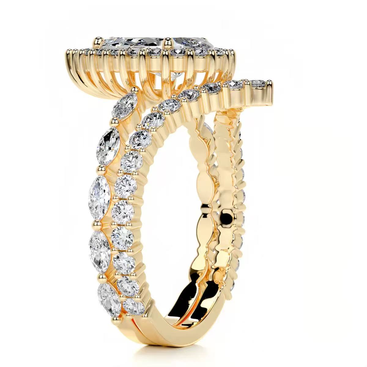 14K Gold 2 Carat Oval Cut Lab-Grown Diamond Ring, Color D, Clarity VS1, IGI Certified. Stackable Light Luxury Elegant Style, Daily Versatile Engagement & Proposal Diamond Ring