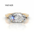 2 Carat Marquise Cut Lab-Grown Diamond Ring  D VS1 IGI Certified, 18K Gold Classic Solitaire Engagement & Proposal Ring